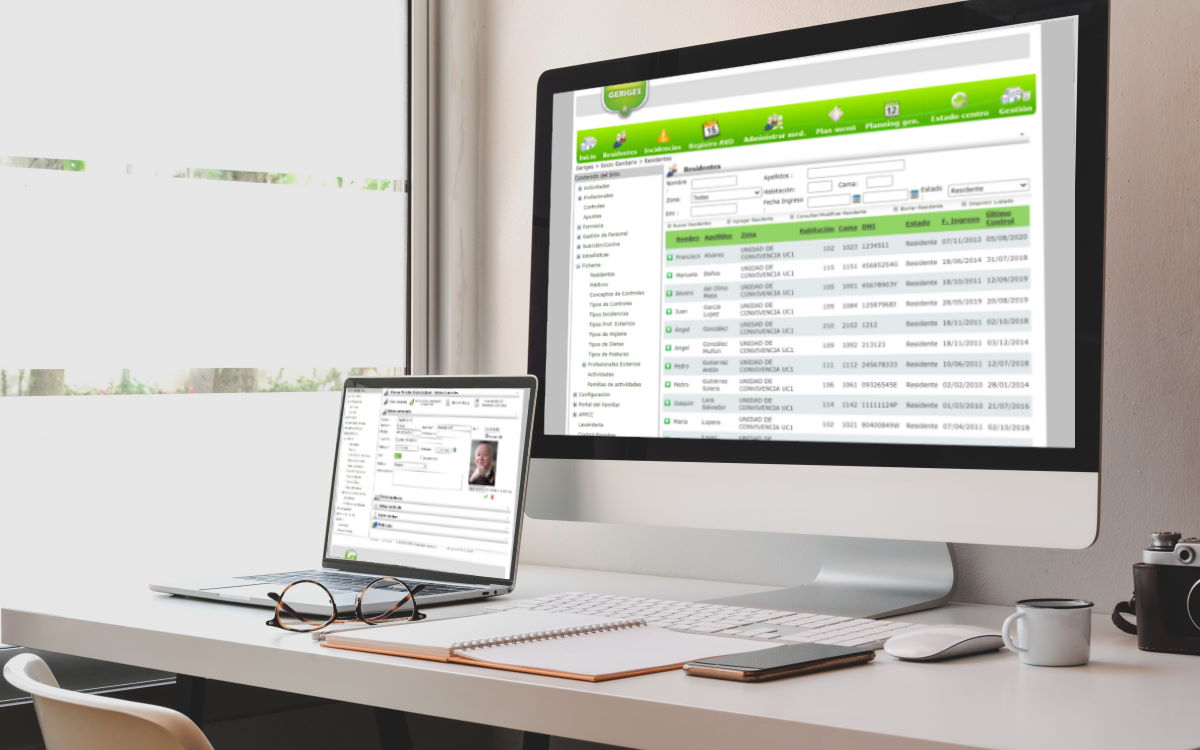 Software en centros geriátricos