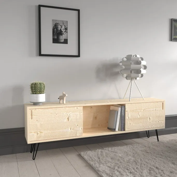 mueble ecológico de madera maciza